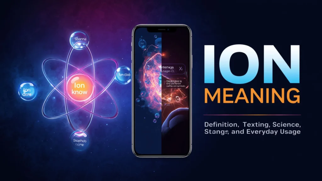 ion meaning