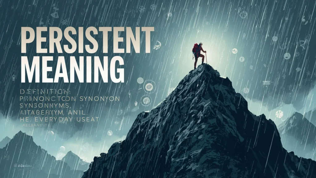 persistent meaning