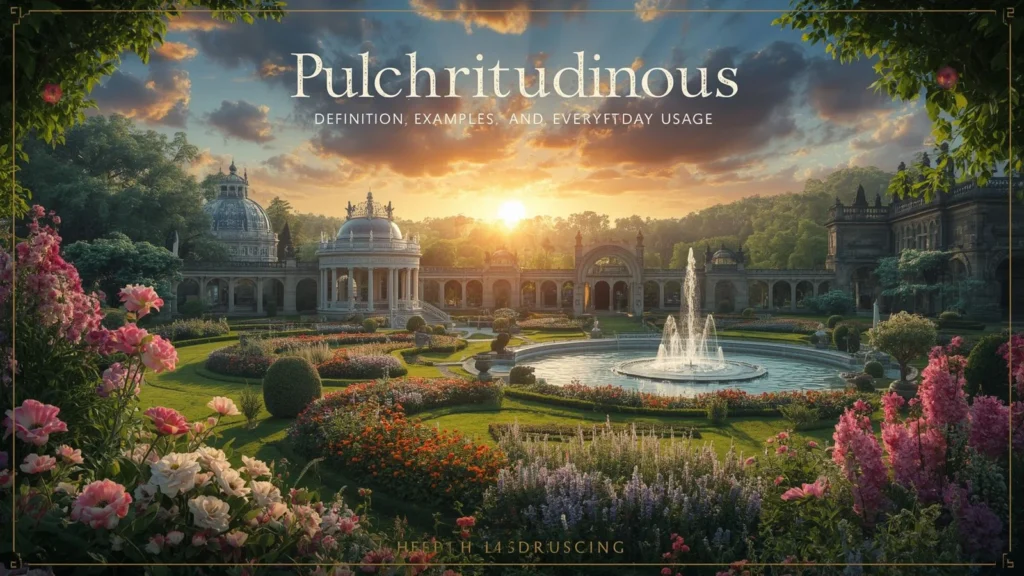 pulchritudinous meaning