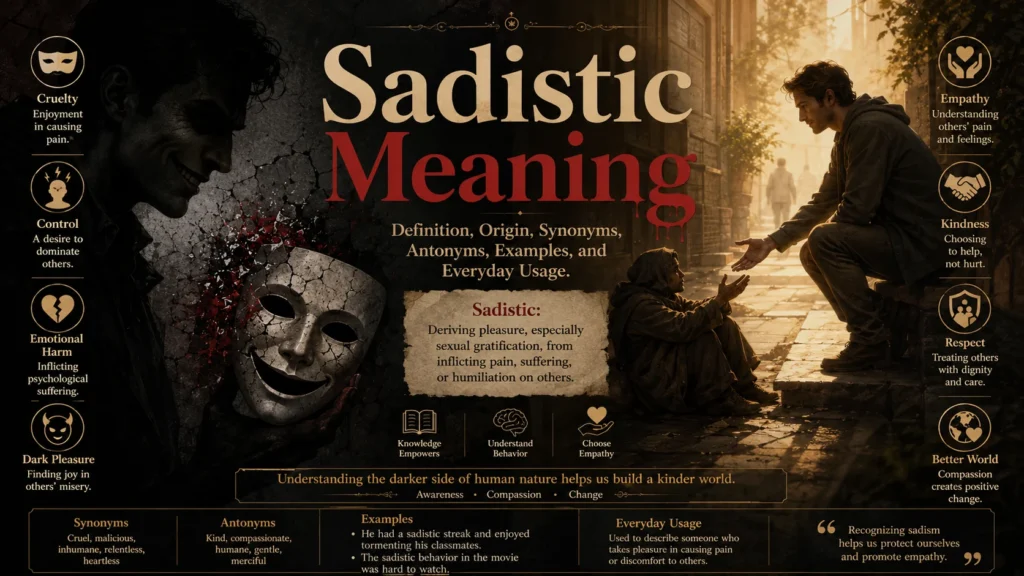 sadistic meaning