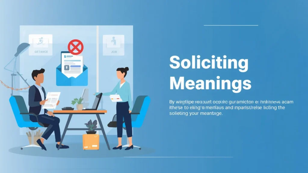 soliciting meaning