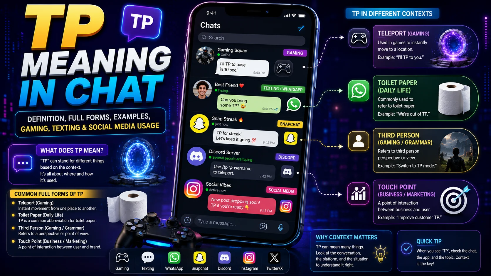 tp meaning in chat