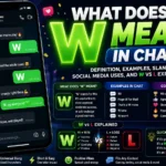 What does W mean in chat