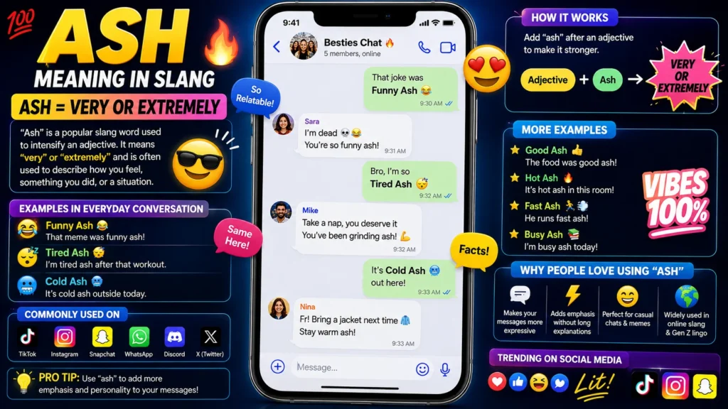 ash meaning slang