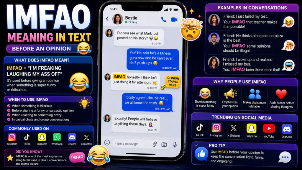 imfao meaning in text