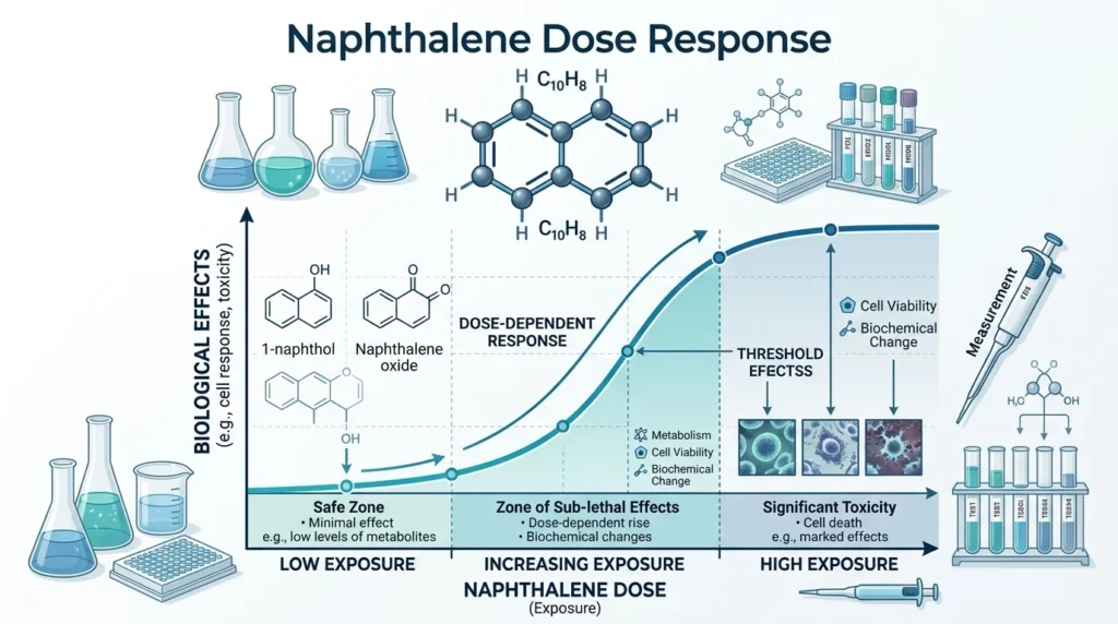 naphthalene dose response