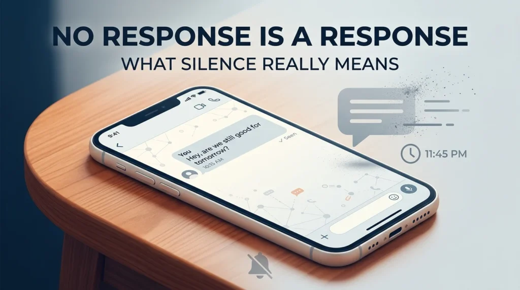 no response is a response