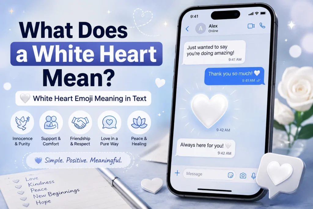what does a white heart mean