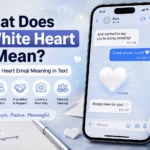 what does a white heart mean