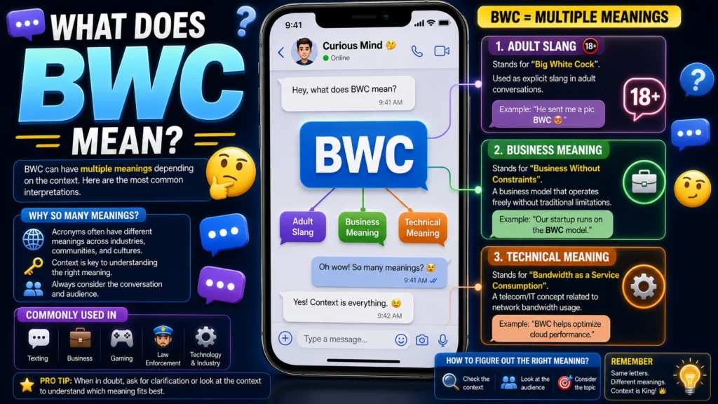 what does bwc mean