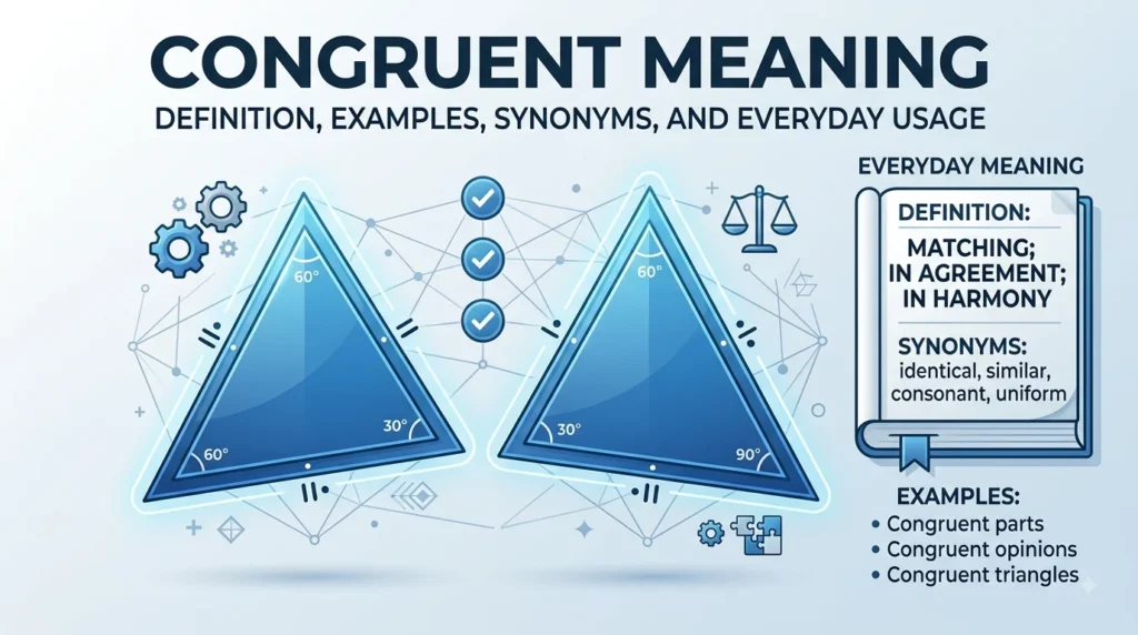 what does congruent mean