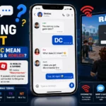 what does dc mean in text