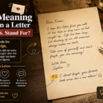 what does ps stand for in a letter